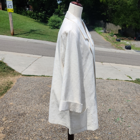 Vintage Lightest Milky Oatmeal Blazer - Picture 8 of 10